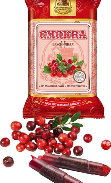Смоква Белевская пастильная мануфактура Брусничная 50г