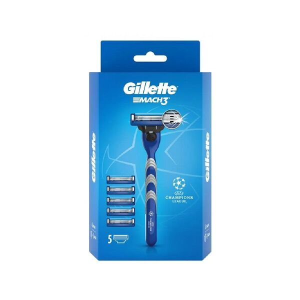 Станок для бритья GILLETTE Mach3 + 5 кассет