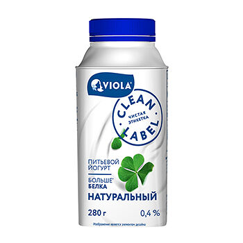 Йогурт питьевой Viola Clean Label без наполнителя 0,4%