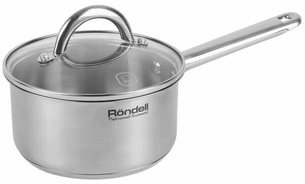 Ковш Rondell Poin с крышкой d 16 см, 1,4 л