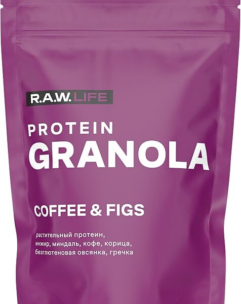 Гранола R.A.W. LIFE Кофе инжир 220г