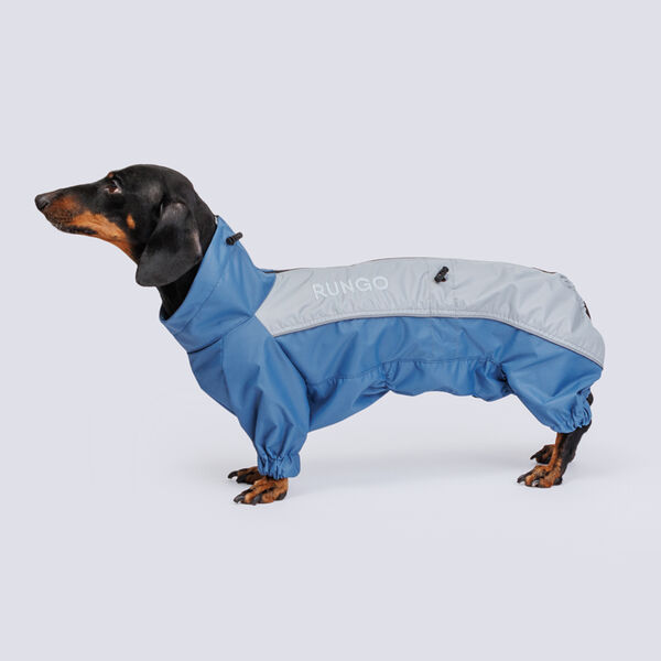 Дождевик Rungo Такса большая, мальчик, светло-серый