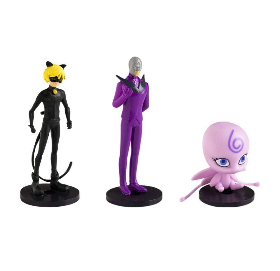 

Фигурки Miraculous Нууру, Суперкот, Бражник 3 шт., Китай