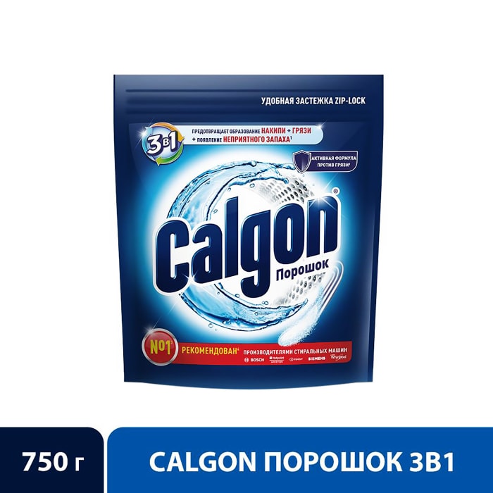 

Средство Calgon 3в1 для смягчения воды и предотвращения образования накипи 750 г