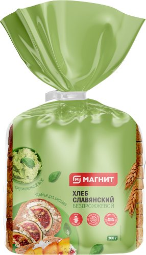 Хлеб Магнит Славянский на закваске бездрожжевой, 300г