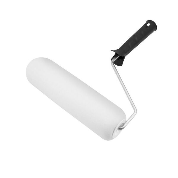 Валик неразборный DECOR Black Edition Old School, поролон, диаметр 42 мм, ширина 180 мм