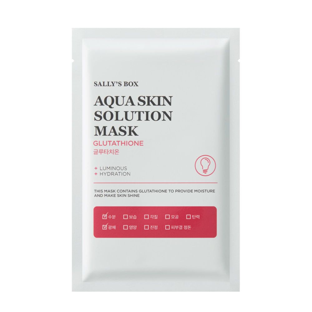 

Маска для лица Sally's Box Aqua Skin Solution Mask тканевая с глутатионом 22 мл