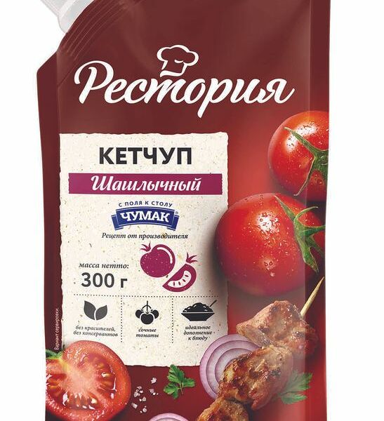 Кетчуп Рестория Шашлычный 300г