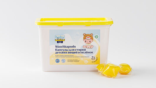 Капсулы для стирки детской одежды и пеленок Baby Line, 25 шт