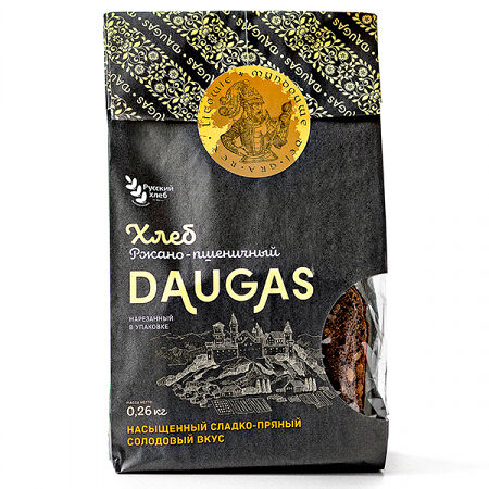 Хлеб Даугас ржано-пшеничный в нарезке