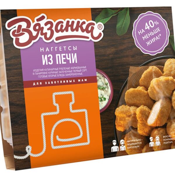 Наггетсы куриные Вязанка из печи