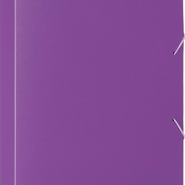 Папка на резинках -короб Комус 30 мм А4, сиреневый