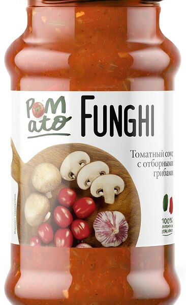 Соус Pomato томатный с отборными грибами 350г