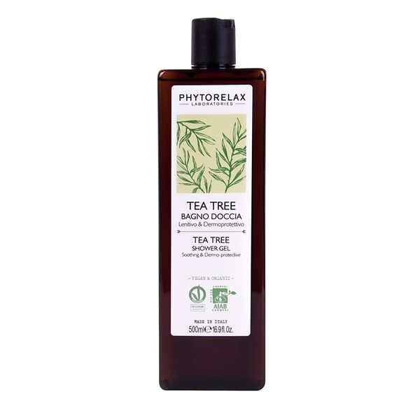 Гель для душа чайное дерево, Phytorelax, 500 мл, Италия