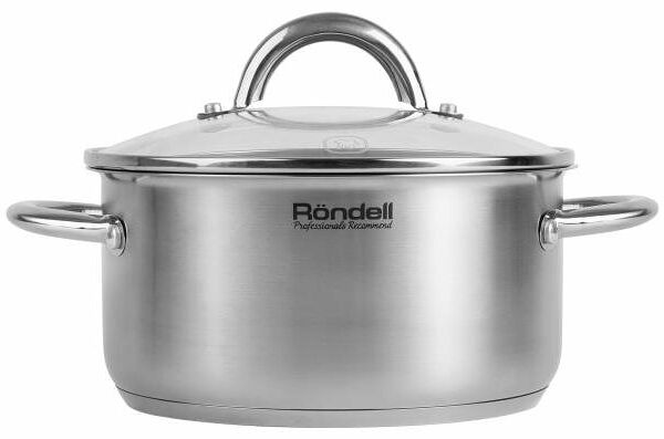 Кастрюля Rondell Poin с крышкой d 20 см, 2,8 л