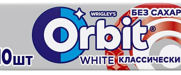 Жевательная резинка Orbit White Классический 13.6г