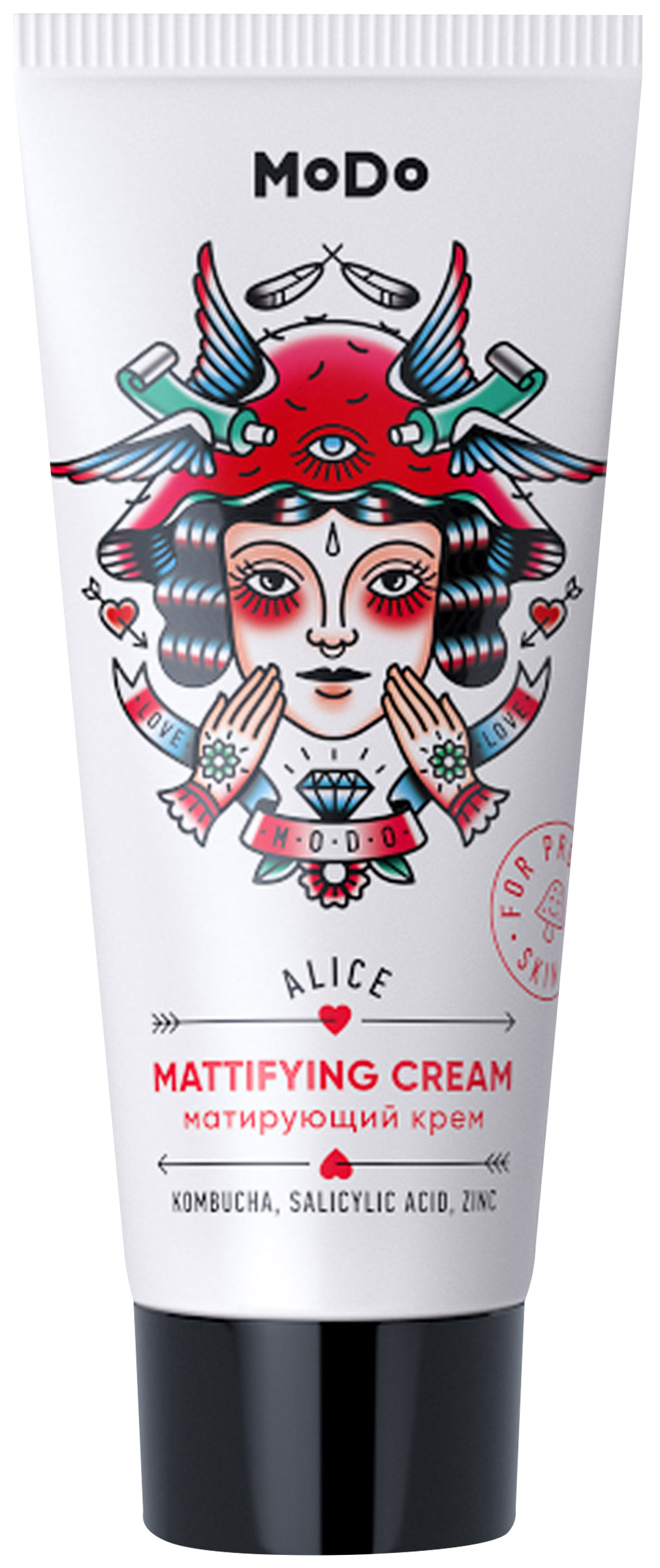 

Крем для лица MODO ALICE с матирующим эффектом, для проблемной кожи 50г