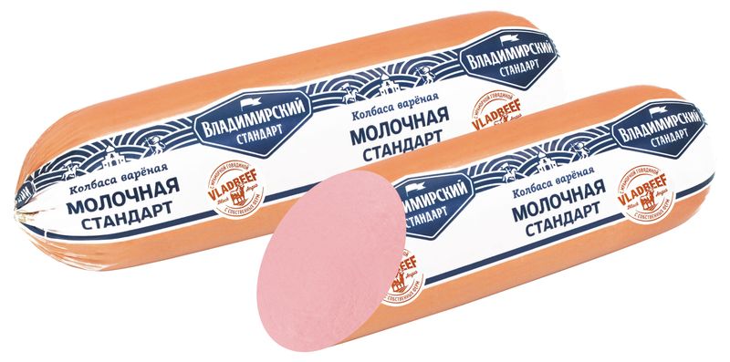 

Колбаса варёная Владимирский стандарт Молочная Стандарт вес