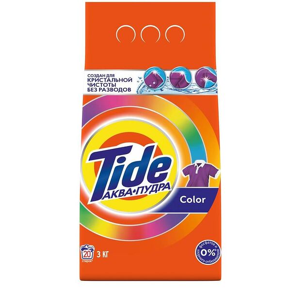 Стиральный порошок TIDE Авт Color 3 кг