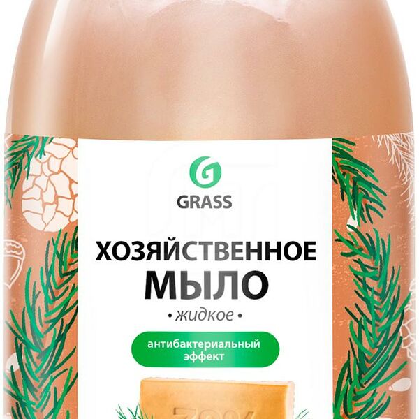 Мыло Grass жидкое хозяйственное с маслом кедра, 1 л