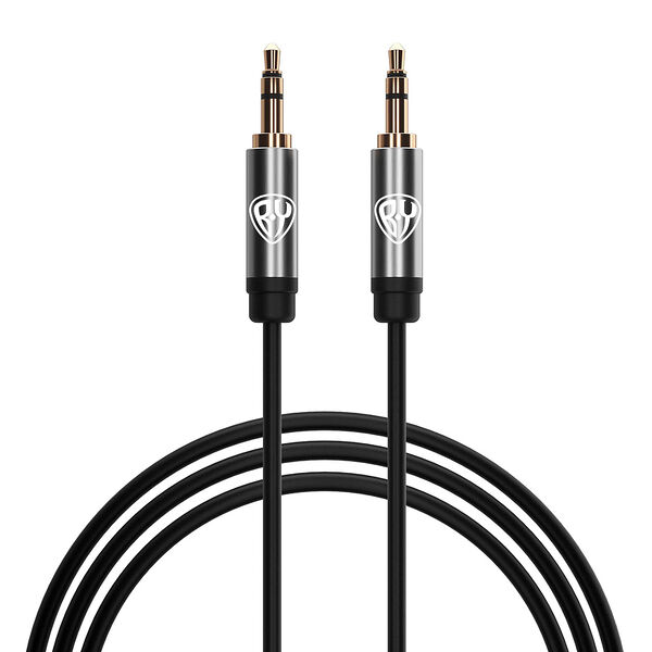 By аудиокабель mini-jack, 1,8м, позолоч.никелир., медь, оплётка пвх