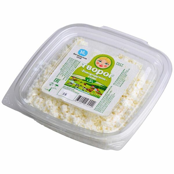 Творог Богородское село обезжиренный, 1.8% 200 г