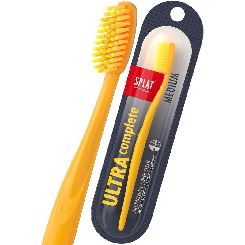

Зубная щетка Splat Professional Ultra Complete средней жесткости 1 шт цвет в ассортименте