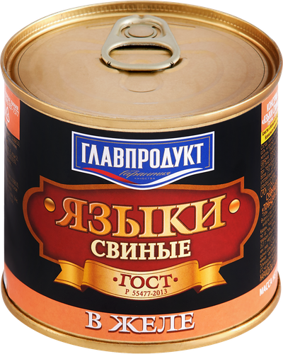 

Языки свиные Главпродукт в желе 250 г