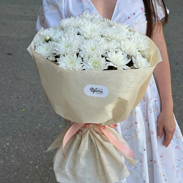 Букет их хризантем