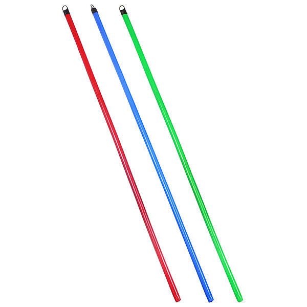 Vetta черенок деревянный в пвх пленке, разноцветный, 120см, d2,2см, 4 цвета, евро резьба