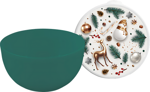 

Миска с крышкой Полимербыт Сказочный лес 3 л пластик