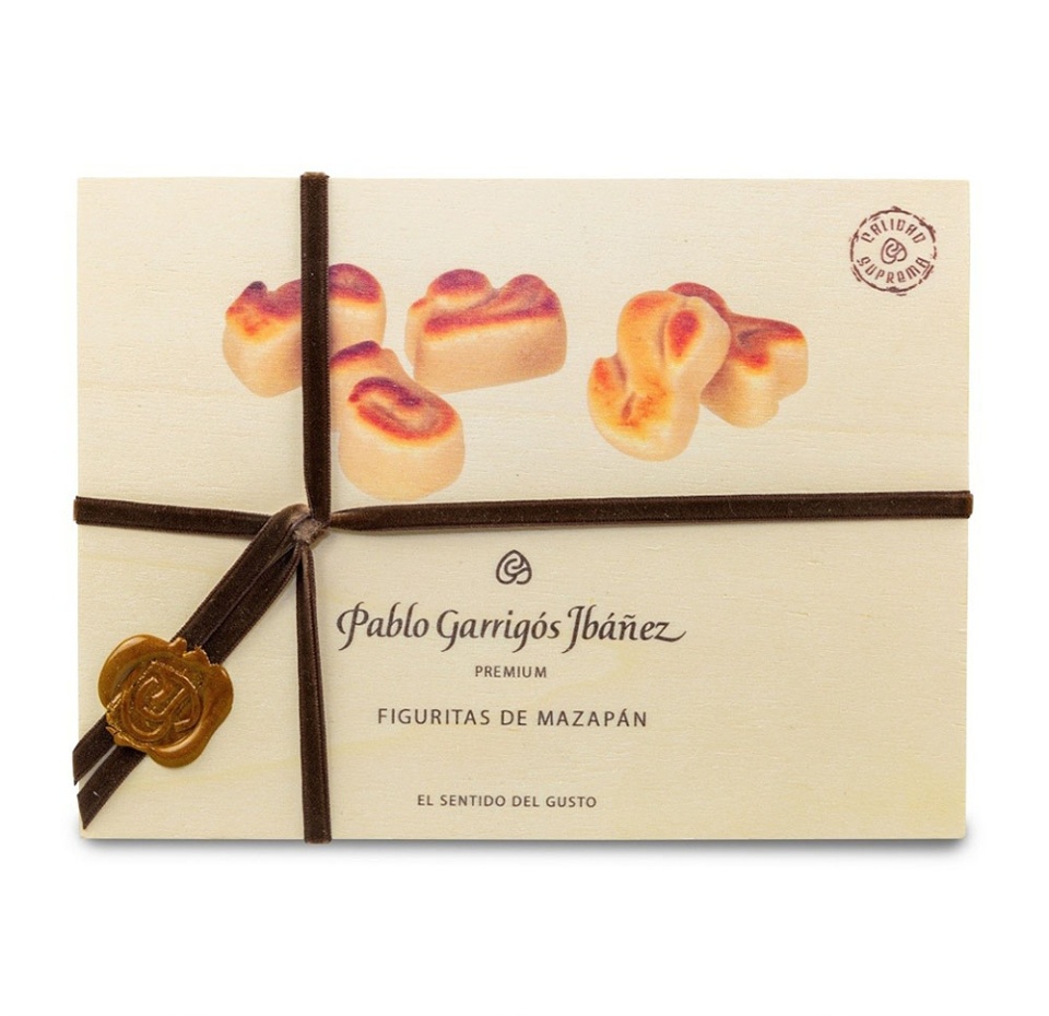 

Марципановые фигурки Pablo Garri gos Jbanez в деревянной коробке