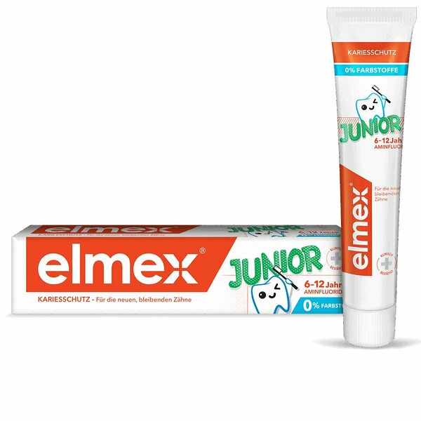 Зубная паста Elmex Junior детская 6-12 лет 75 мл