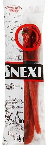 Колбаски варено-копченые Микоян Snexi пикантные