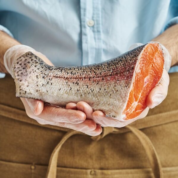 Форель хвостовая часть охлажденная