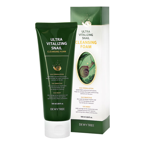 Пенка для умывания Dewytree Ultra Vitalizing с экстрактом секрета улитки 100 мл