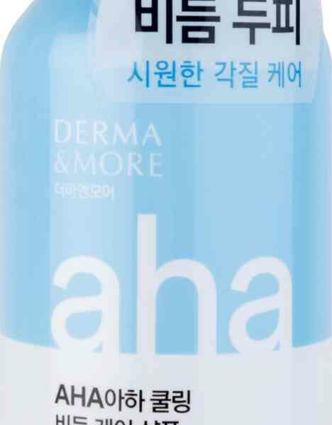 Шампунь для волос от перхоти Derma & More Aha-Cooling Dandruff Care (Освежающий)