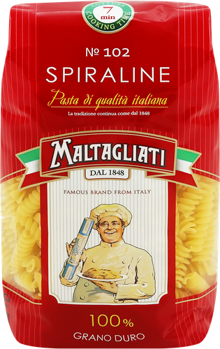 

Макароны Maltagliati №102 Spiraline Спираль лигурийская 450 г