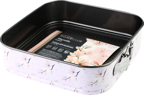 

Форма для выпечки Homeclub Magnolia разъемная квадратная 24 х 24 см