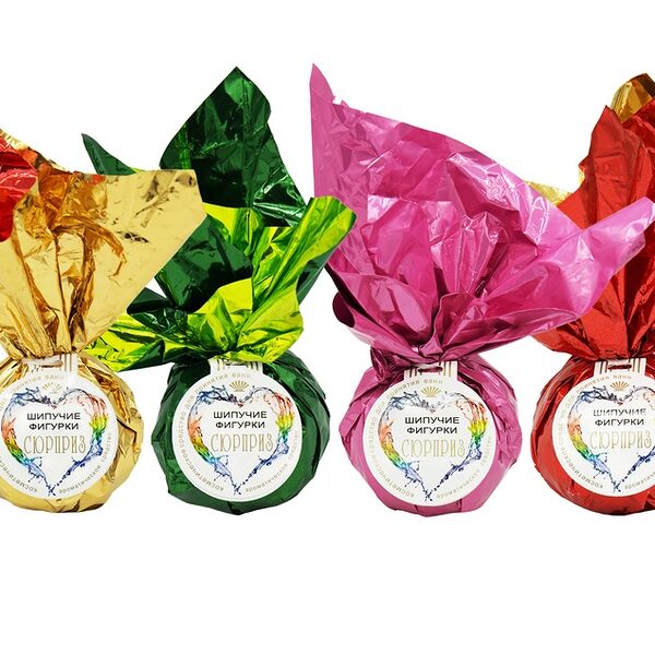 СЮРПРИЗ в ассорт. шипучая фигурка, 165г