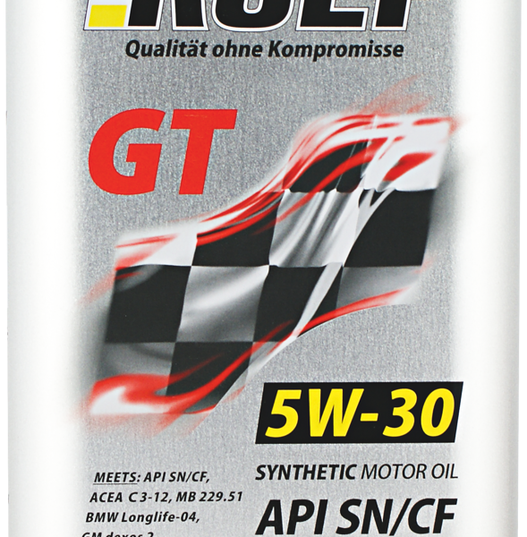 Масло моторное ROLF GT SAE 5W-30 API SN/CF, синтетическое, 1л