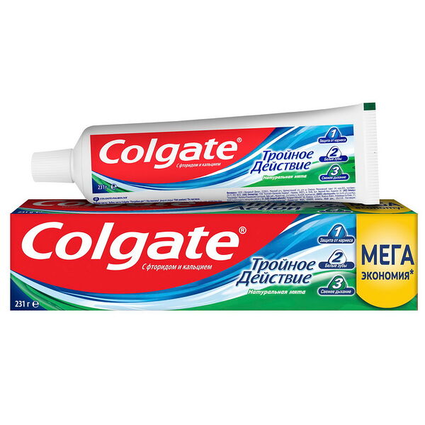 Паста зубная COLGATE Тройное действие Классическая мята, 150 мл