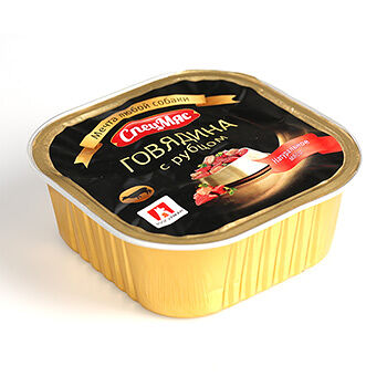 Корм для собак Зоогурман Говядина с рубцом кусочки в желе