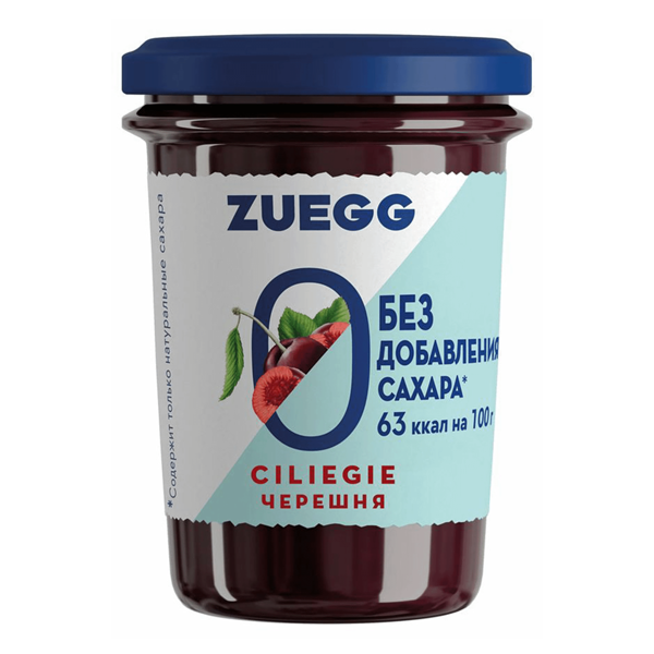 Конфитюр Zuegg Черешня без сахара, 220г