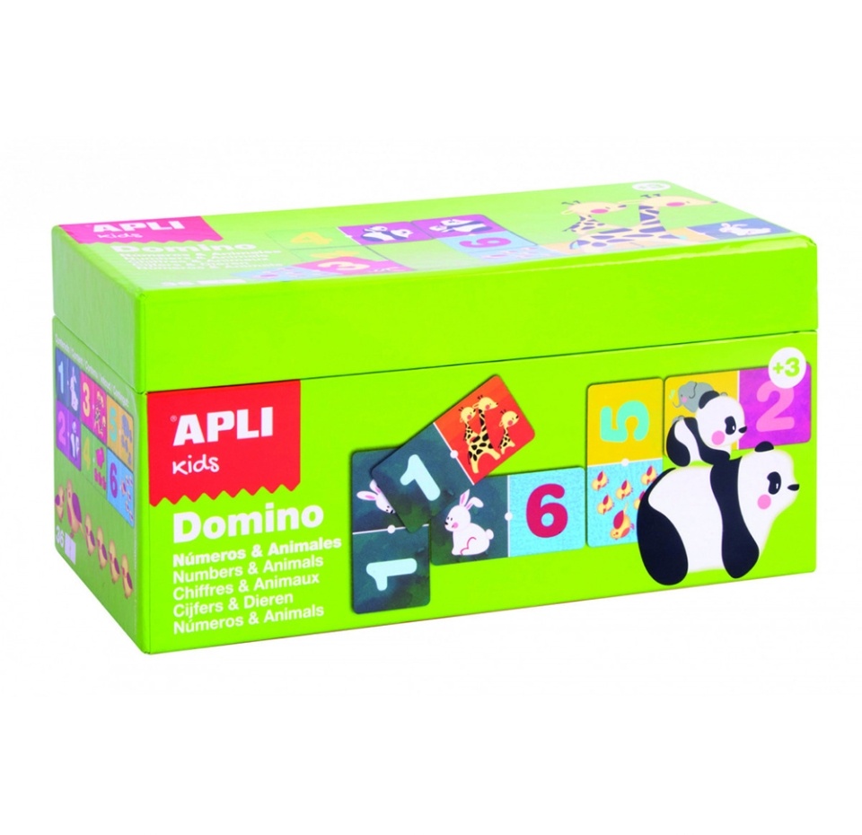 

Домино Apli Kids Цифры и животные 3+