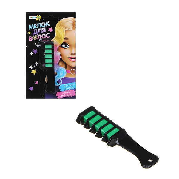 Хоббихит мелок для волос, вазелин, воск, 9,6х17см, 6 цветов