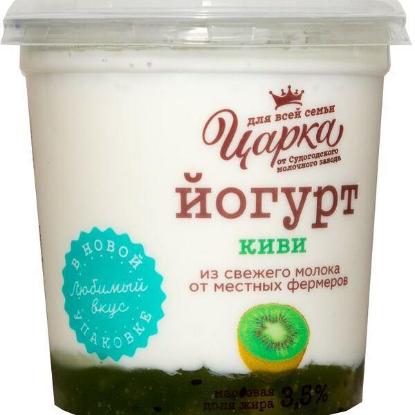Йогурт ЦарКа Киви 3.5% 400г