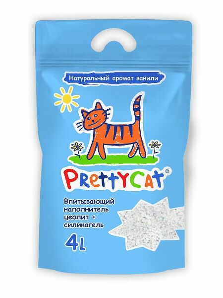 PrettyCat Aroma Fruit наполнитель минеральный впитывающий 2 кг.