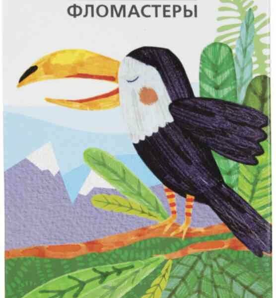 Фломастеры Hatber Colora, 6 цветов