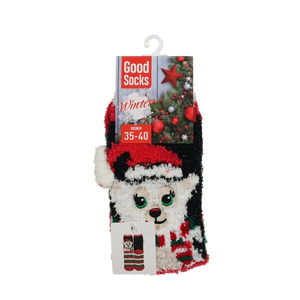 Женские плюшевые носки Good Socks Winter Собачка р.35-40